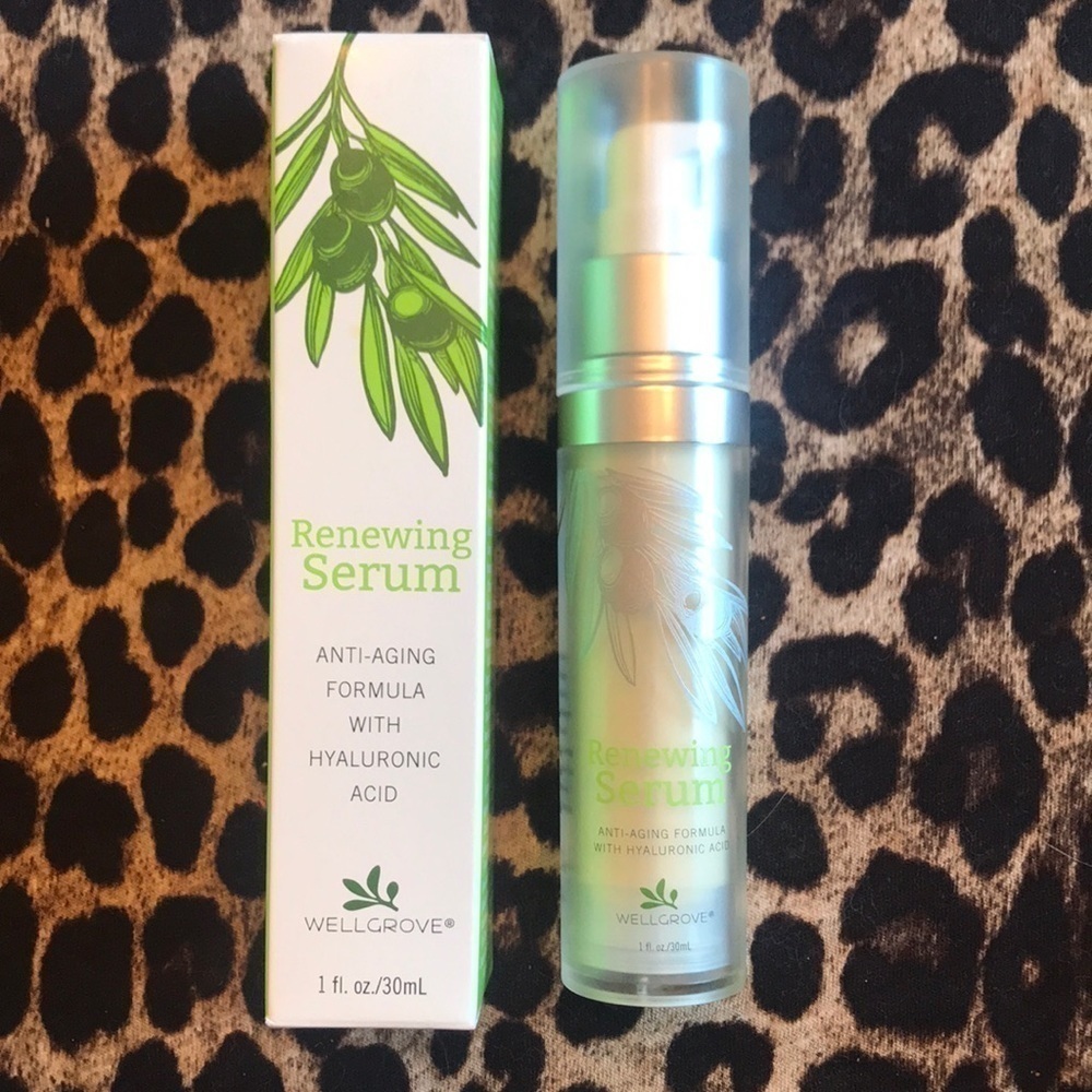 Brand New Wellgrove Renewing Serum Anti-Aging Hyaluronic Acid Formula